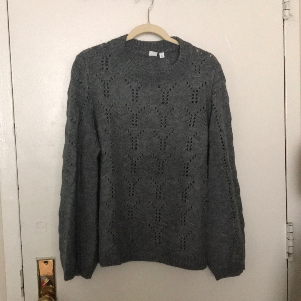 Stunning Pointelle Knit Pullover